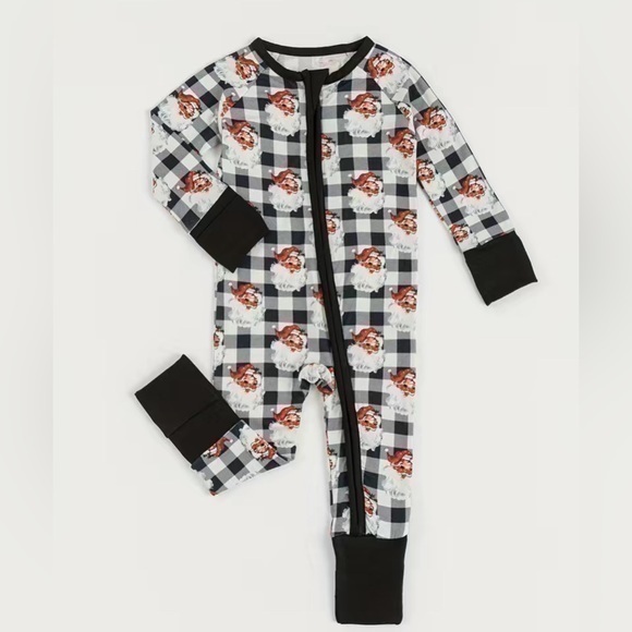 Other - MIOZING | 🧑🎄 Vintage Santa Bamboo Convertible Zip Romper